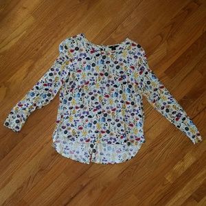 H&M Button Back Blouse